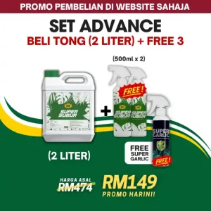 Pakej Advance (2 Liter)+ FREE 3 Items