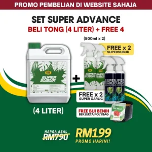 Pakej Super Advance (4 Liter)+ FREE 4 Items